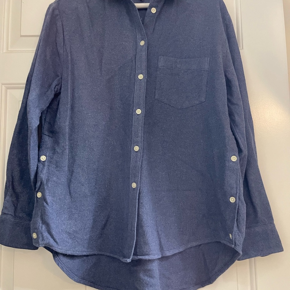 Madewell Blue Button-Up Shirt